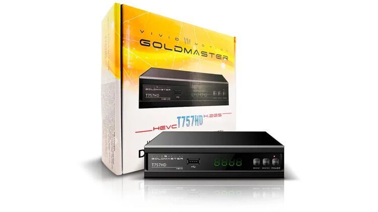 ТВ ресивер GOLD MASTER Эфирная приставка T757HD от DVB-T/T2
